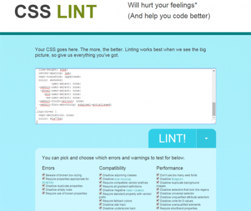 CSS Lint