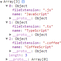 用console.table()调试javascript0