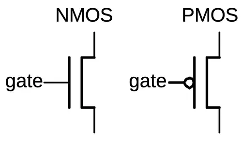 图3：以苏联老式计数器芯片为例说明逆向工程 CMOS