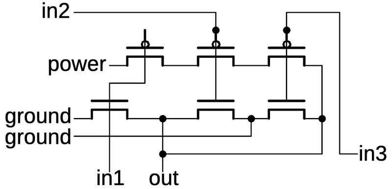 图30：以苏联老式计数器芯片为例说明逆向工程 CMOS