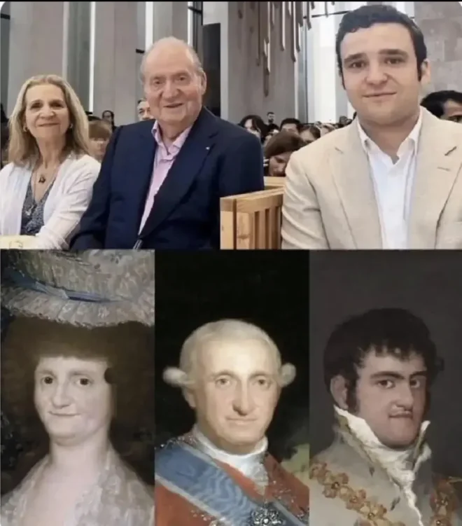 图0：西班牙王室与他们的先祖